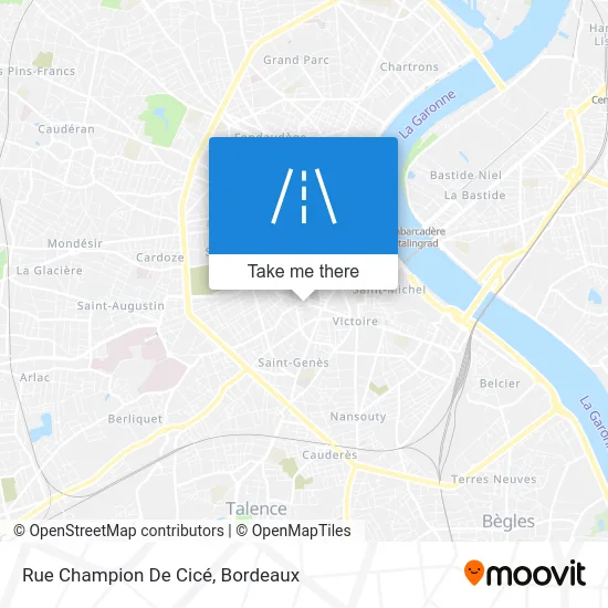 Rue Champion De Cicé map