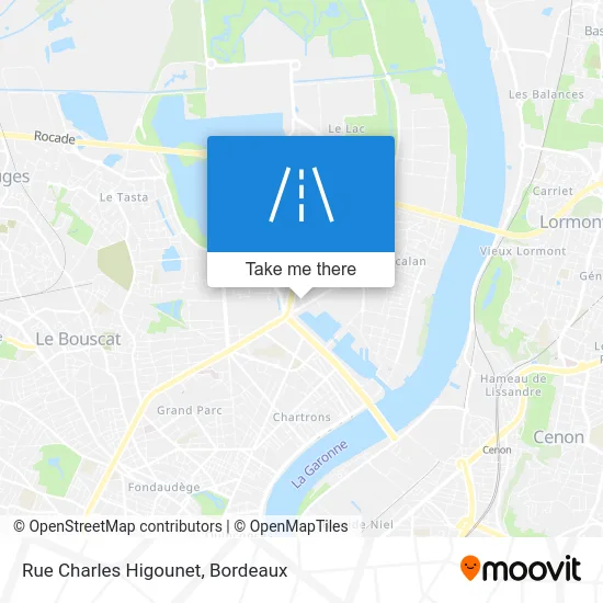 Rue Charles Higounet map