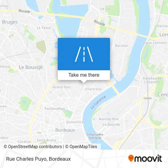 Rue Charles Puyo map