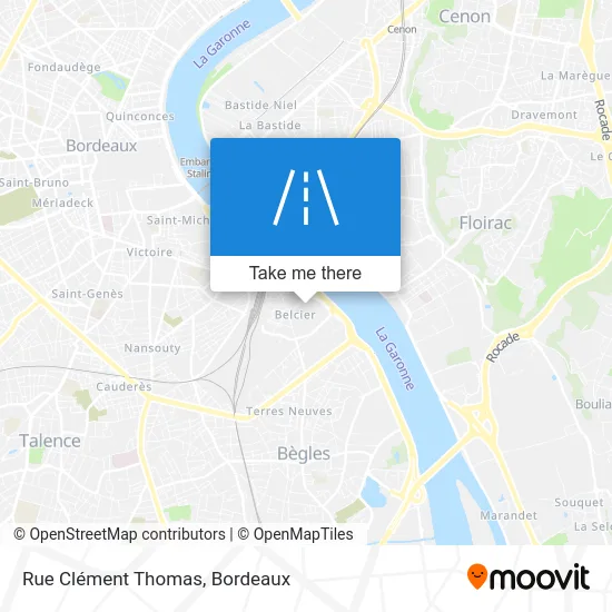 Rue Clément Thomas map