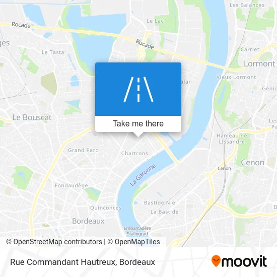 Rue Commandant Hautreux map