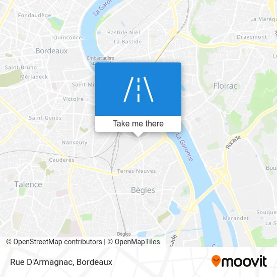 Rue D'Armagnac map