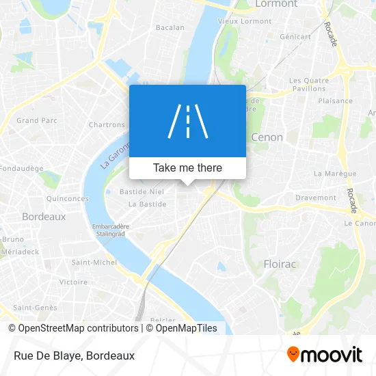 Rue De Blaye map