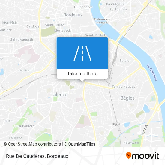 Rue De Caudères map