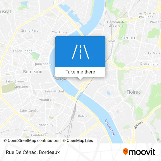 Rue De Cénac map