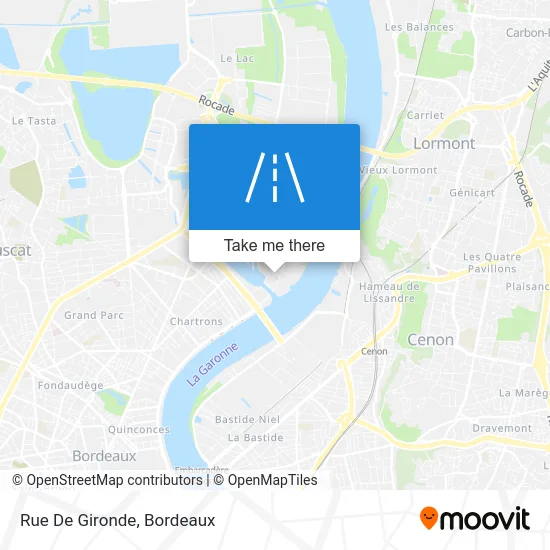 Rue De Gironde map
