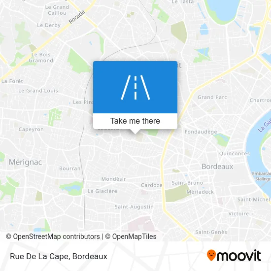 Rue De La Cape map