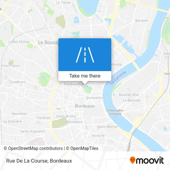 Rue De La Course map