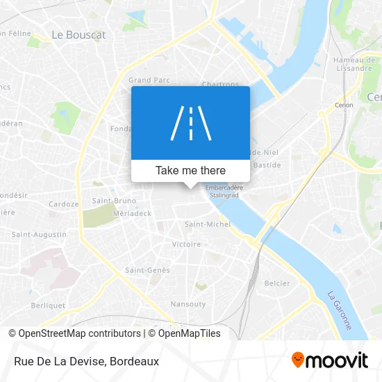 Rue De La Devise map