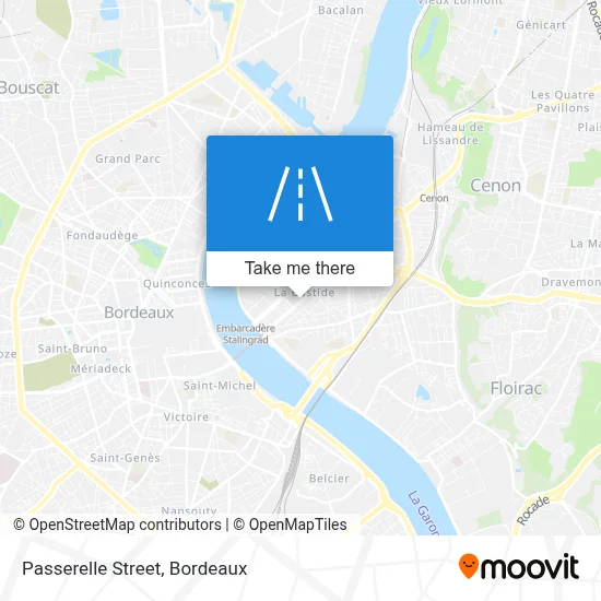 Rue De La Passerelle map