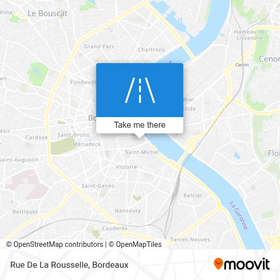 Rue De La Rousselle map