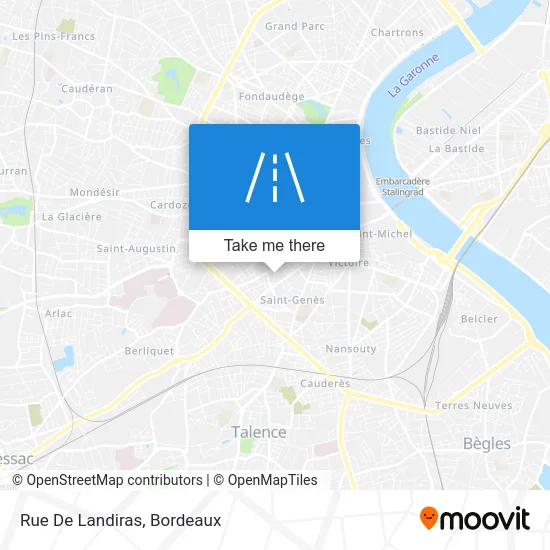 Rue De Landiras map