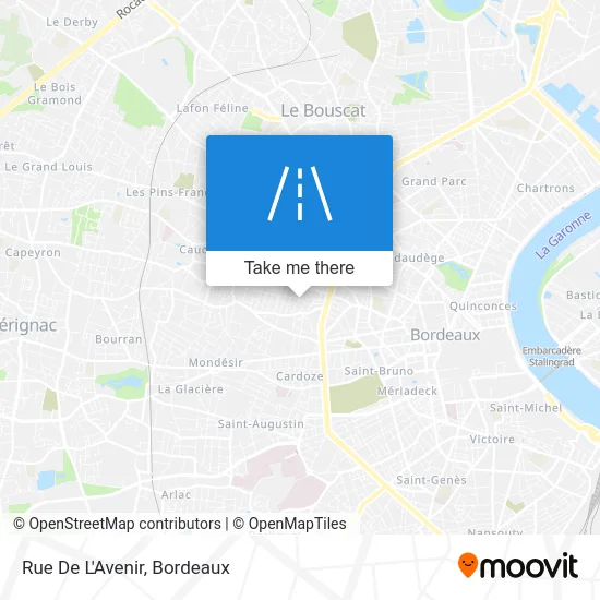 Rue De L'Avenir map