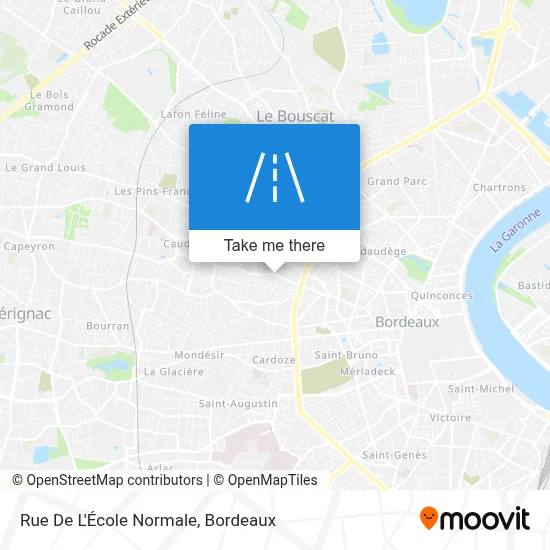 Rue De L'École Normale map