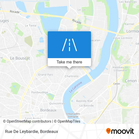 Rue De Leybardie map