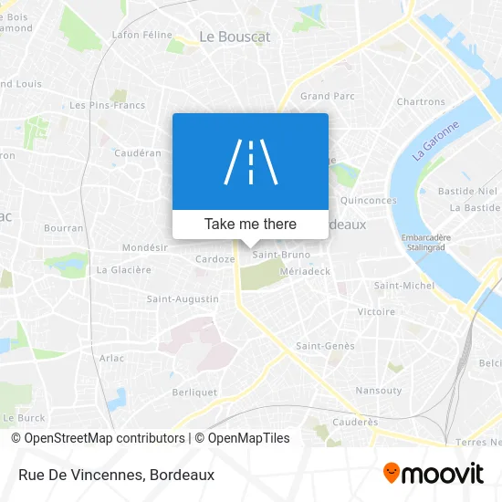 Rue De Vincennes map