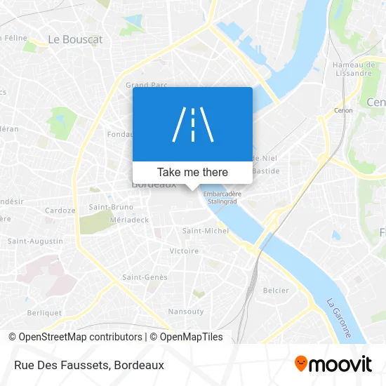 Rue Des Faussets map