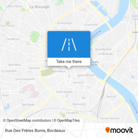 Rue Des Frères Bonie map