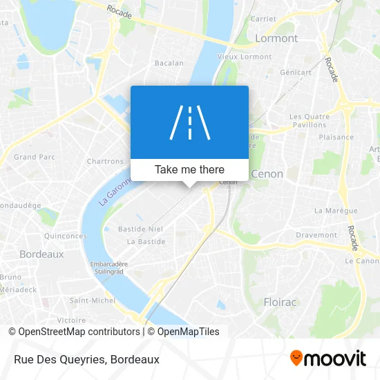 Rue Des Queyries map