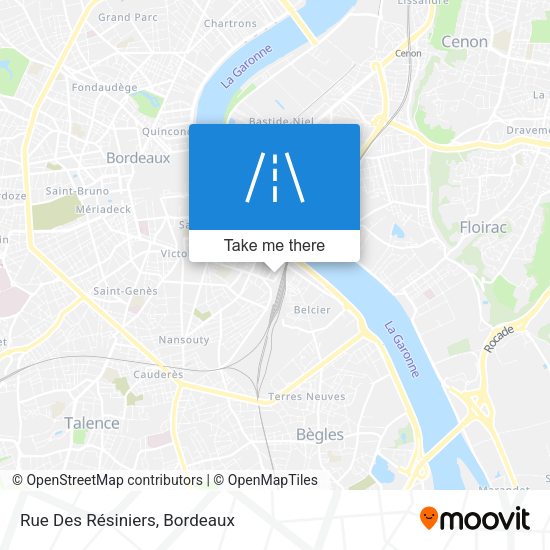 Rue Des Résiniers map