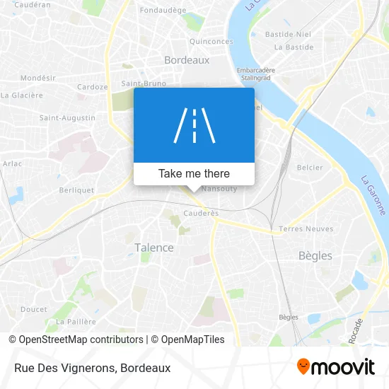 Rue Des Vignerons map