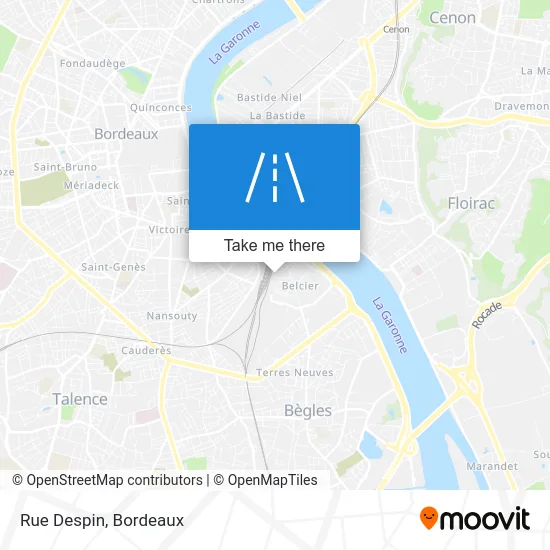Rue Despin map