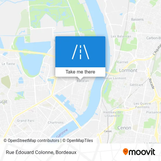 Rue Édouard Colonne map