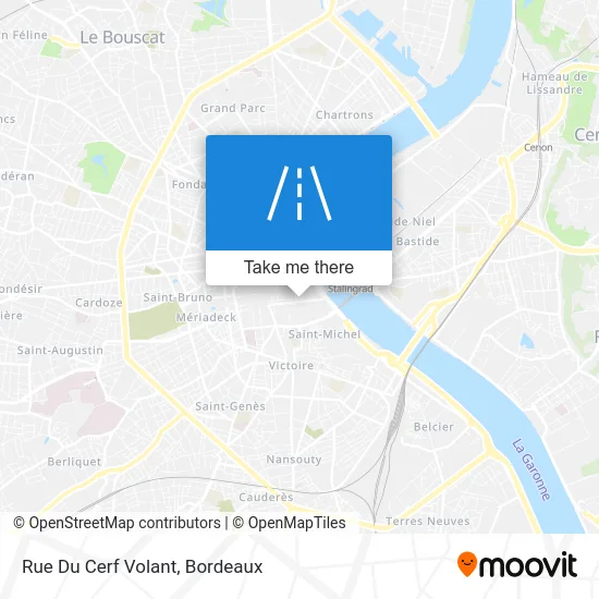 Rue Du Cerf Volant map