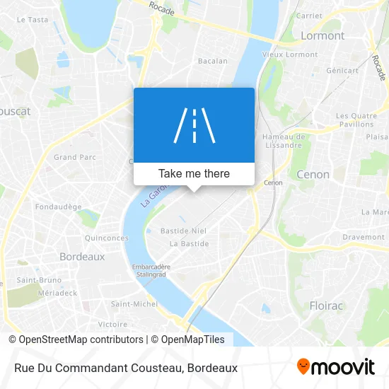 Rue Du Commandant Cousteau map