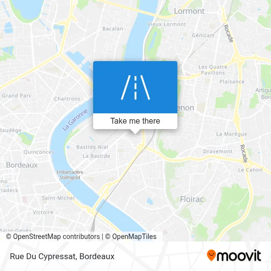 Rue Du Cypressat map