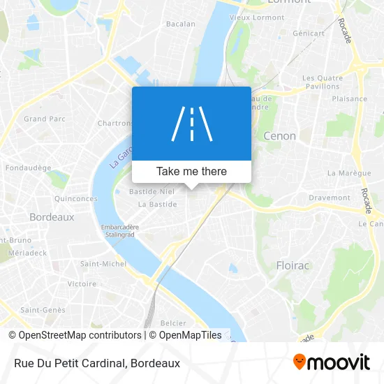 Rue Du Petit Cardinal map