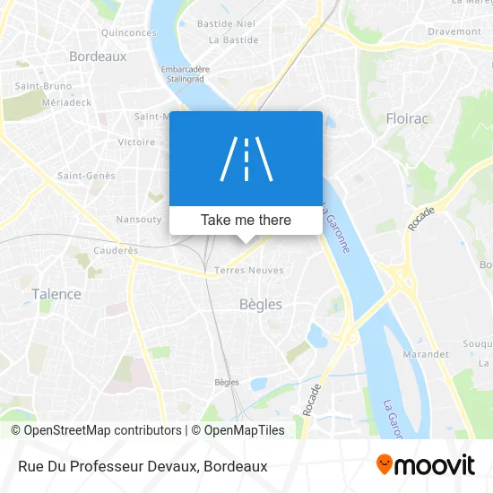 Rue Du Professeur Devaux map