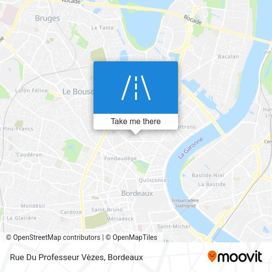 Rue Du Professeur Vèzes map