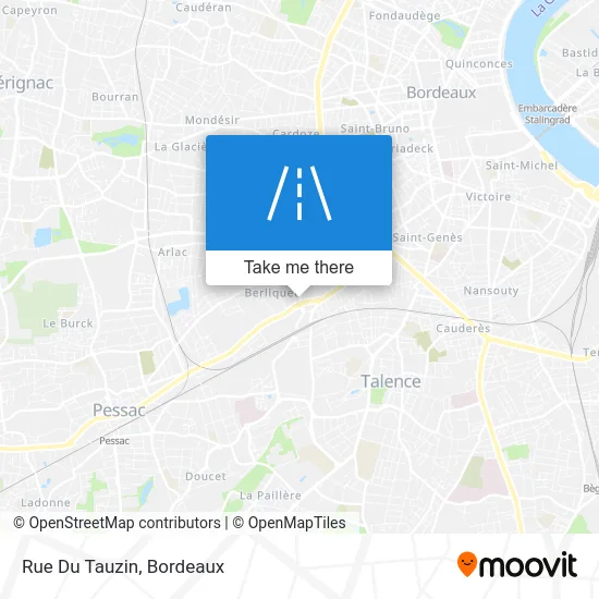 Rue Du Tauzin map