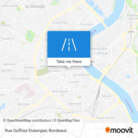 Rue Duffour-Dubergier map