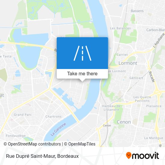 Rue Dupré Saint-Maur map