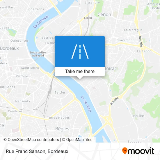 Rue Franc Sanson map