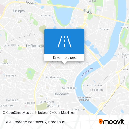 Rue Frédéric Bentayoux map