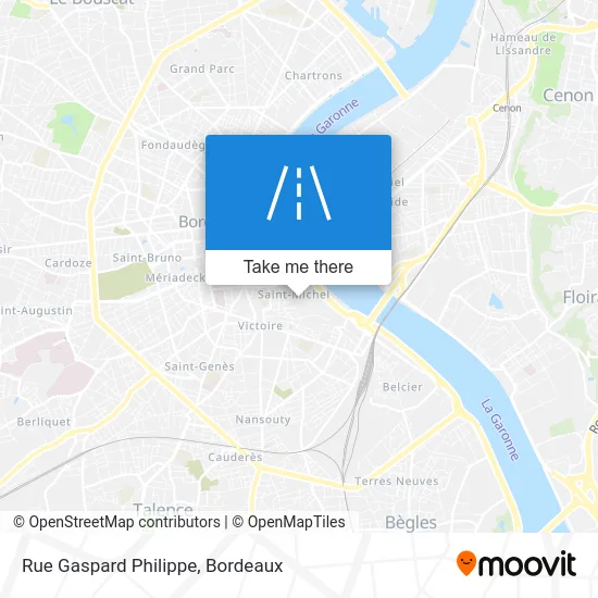 Rue Gaspard Philippe map