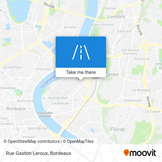 Rue Gaston Leroux map