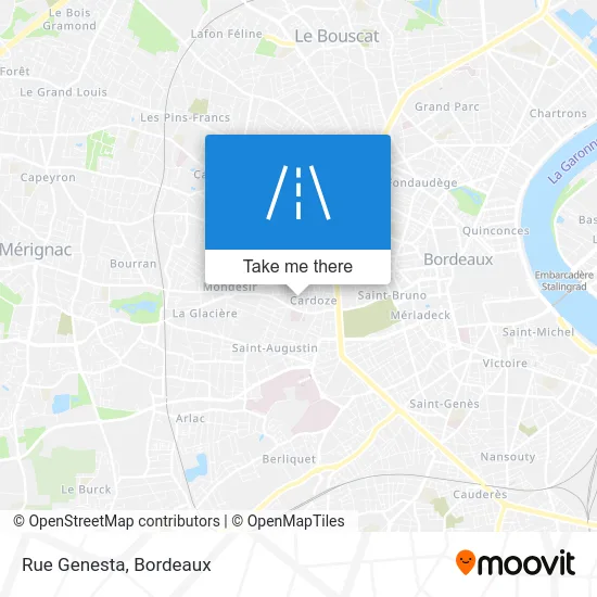 Rue Genesta map