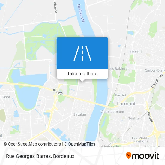 Rue Georges Barres map