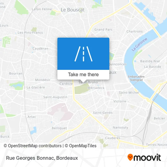 Rue Georges Bonnac map