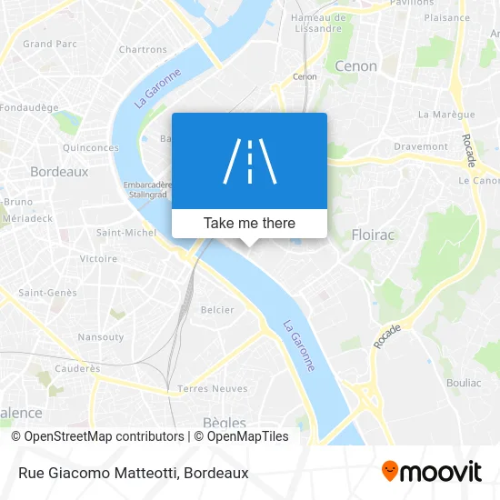 Rue Giacomo Matteotti map