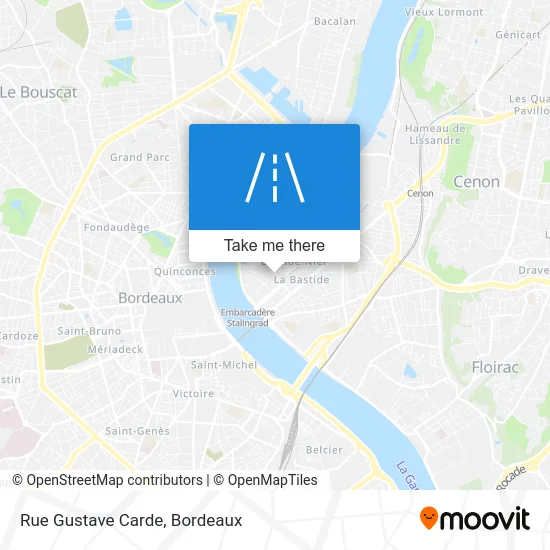 Rue Gustave Carde map