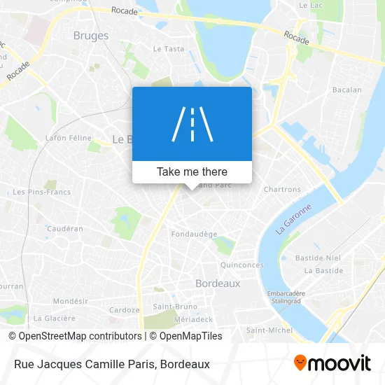 Rue Jacques Camille Paris map