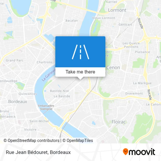 Rue Jean Bédouret map