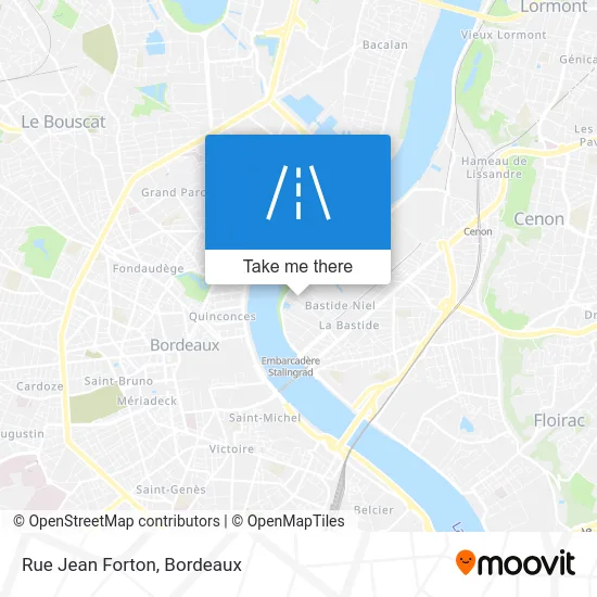 Rue Jean Forton map
