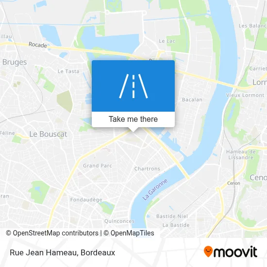Rue Jean Hameau map
