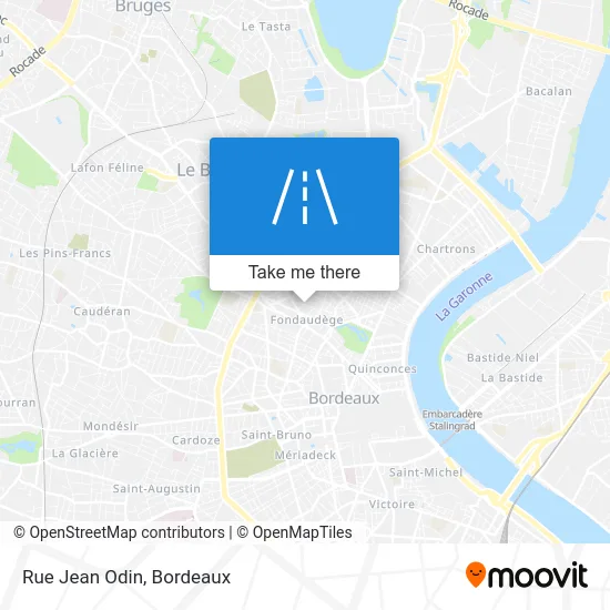 Rue Jean Odin map